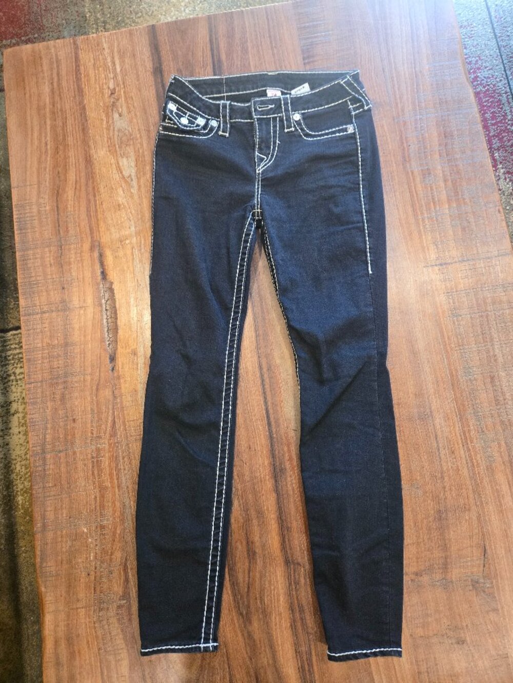 🖤 True Religion Super Skinny Big T – Big Flap Black 🖤